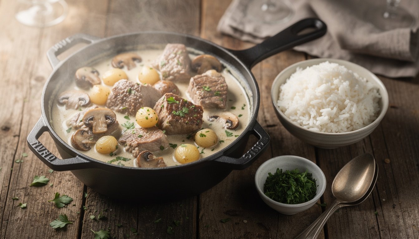 découvrez notre recette traditionnelle de blanquette de veau avec des étapes simples pour réussir un plat savoureux et traditionnel à chaque fois.