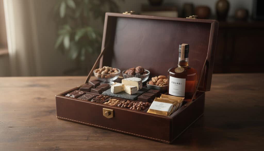 découvrez nos coffrets cadeaux gourmands pour homme, des idées originales et savoureuses parfaites pour toutes les occasions, alliant plaisir et élégance.