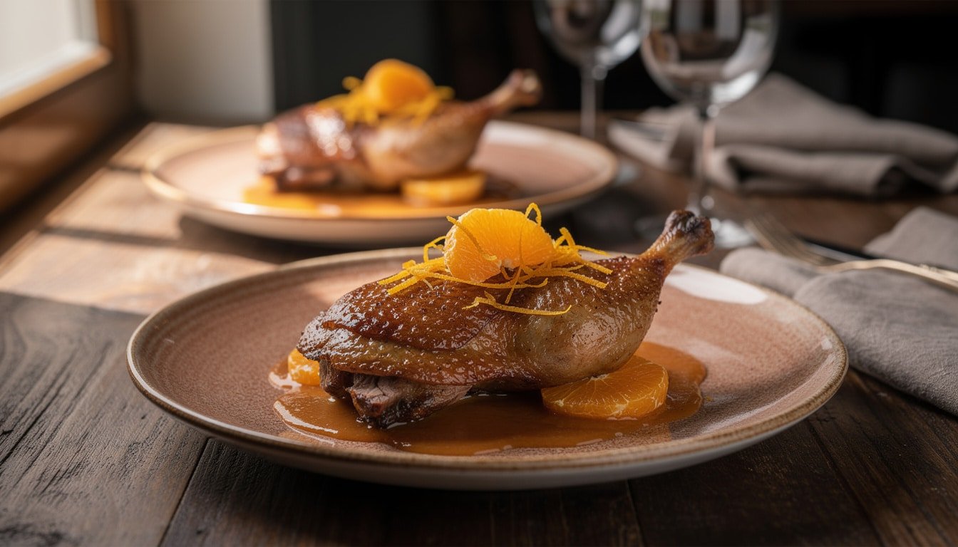 découvrez notre recette traditionnelle de canard à l’orange, simple et rapide à réaliser pour un plat savoureux et élégant.