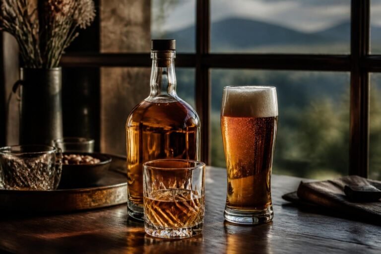 explorez la rencontre exceptionnelle entre le bourbon et la bière, deux saveurs uniques qui se marient pour offrir une expérience gustative inoubliable.