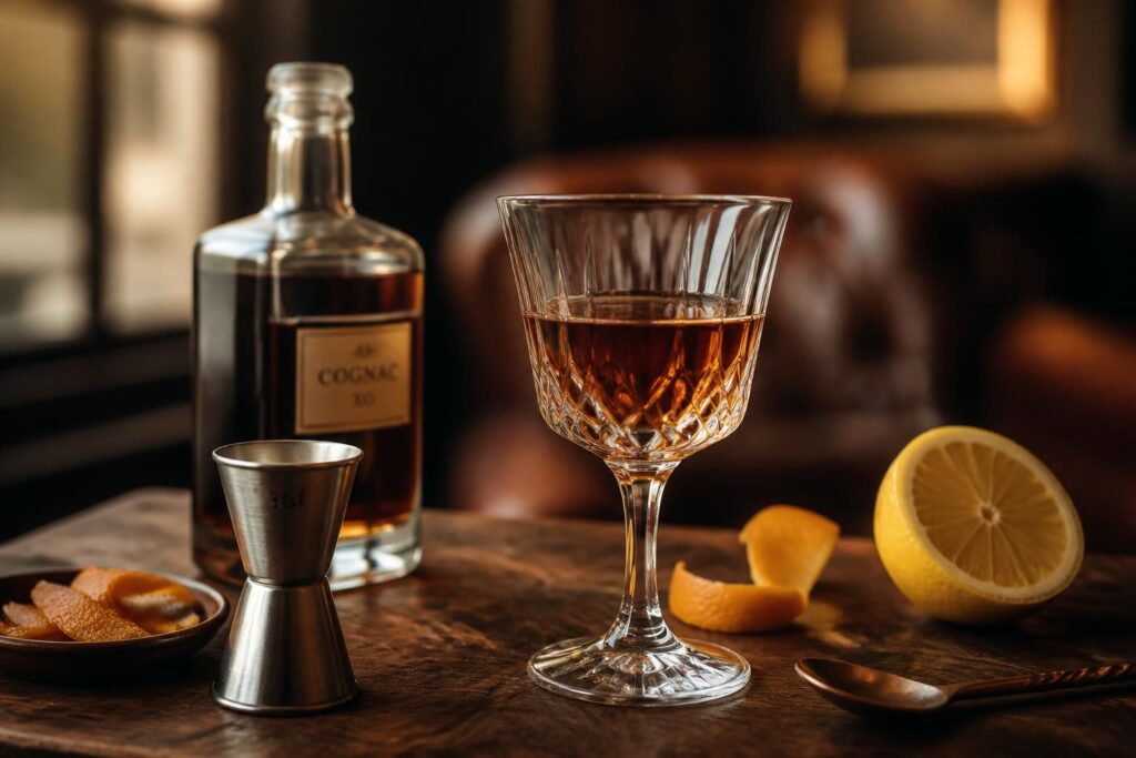 découvrez comment préparer le cocktail napoléon avec les dosages exacts et le verre idéal pour savourer ce mélange unique.