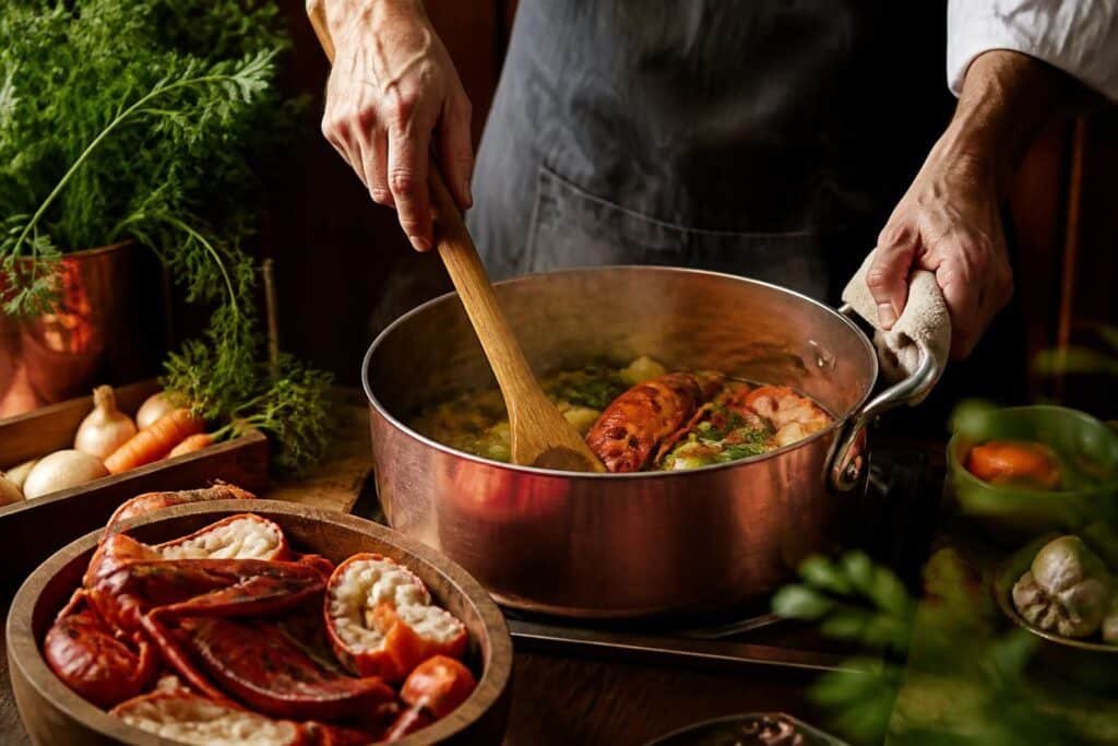 apprenez à préparer une bisque de homard savoureuse facilement grâce à notre guide étape par étape, parfait pour impressionner vos invités avec un plat raffiné.