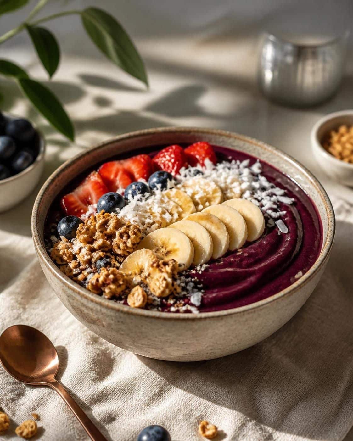 découvrez notre recette facile de bol d'açaï, un mélange énergétique et savoureux pour un petit-déjeuner ou une collation saine.