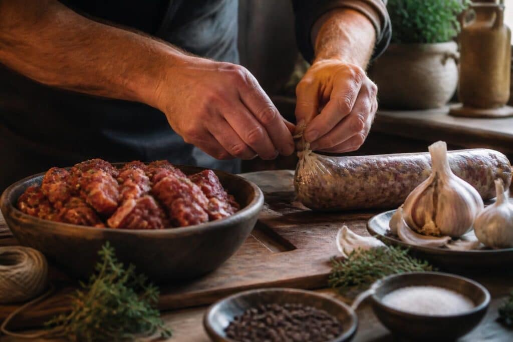 découvrez comment préparer un délicieux saucisson de canard grâce à notre recette claire et nos conseils pratiques pour réussir cette spécialité maison.