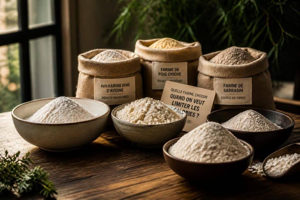 découvrez quelle farine privilégier pour réduire les calories dans vos recettes tout en conservant saveur et texture.