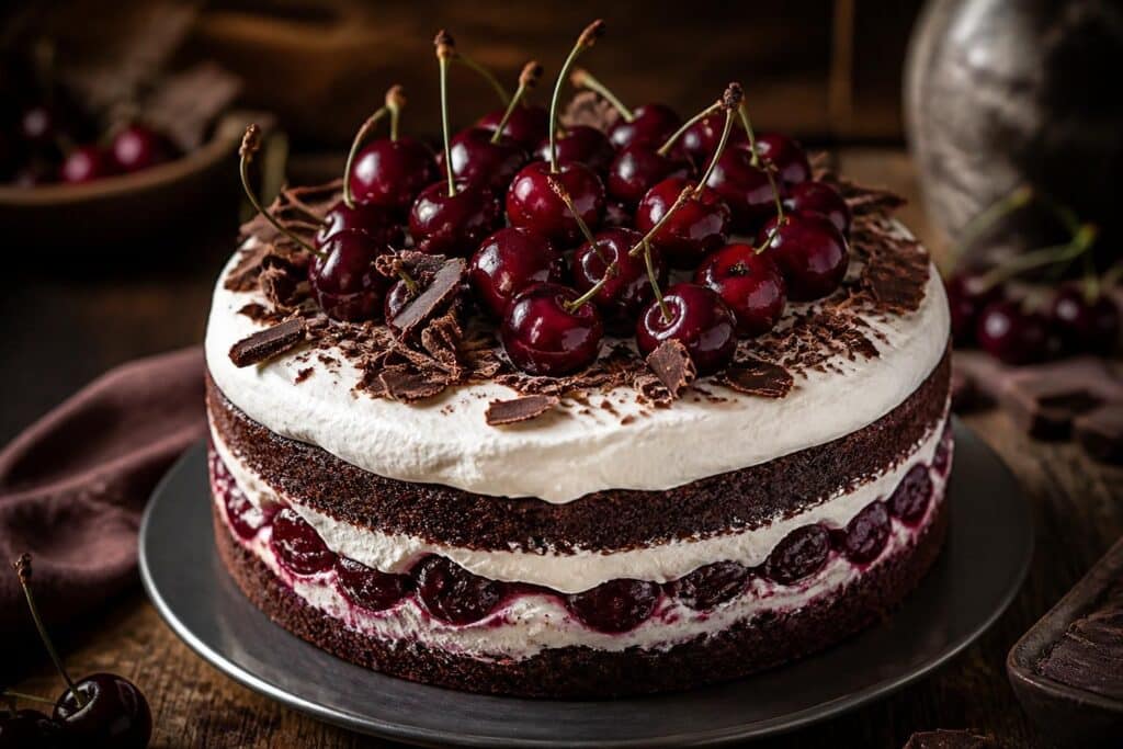 découvrez comment réaliser une forêt-noire équilibrée alliant la richesse du chocolat, la douceur des cerises et la légèreté de la crème pour un dessert gourmand et sain.