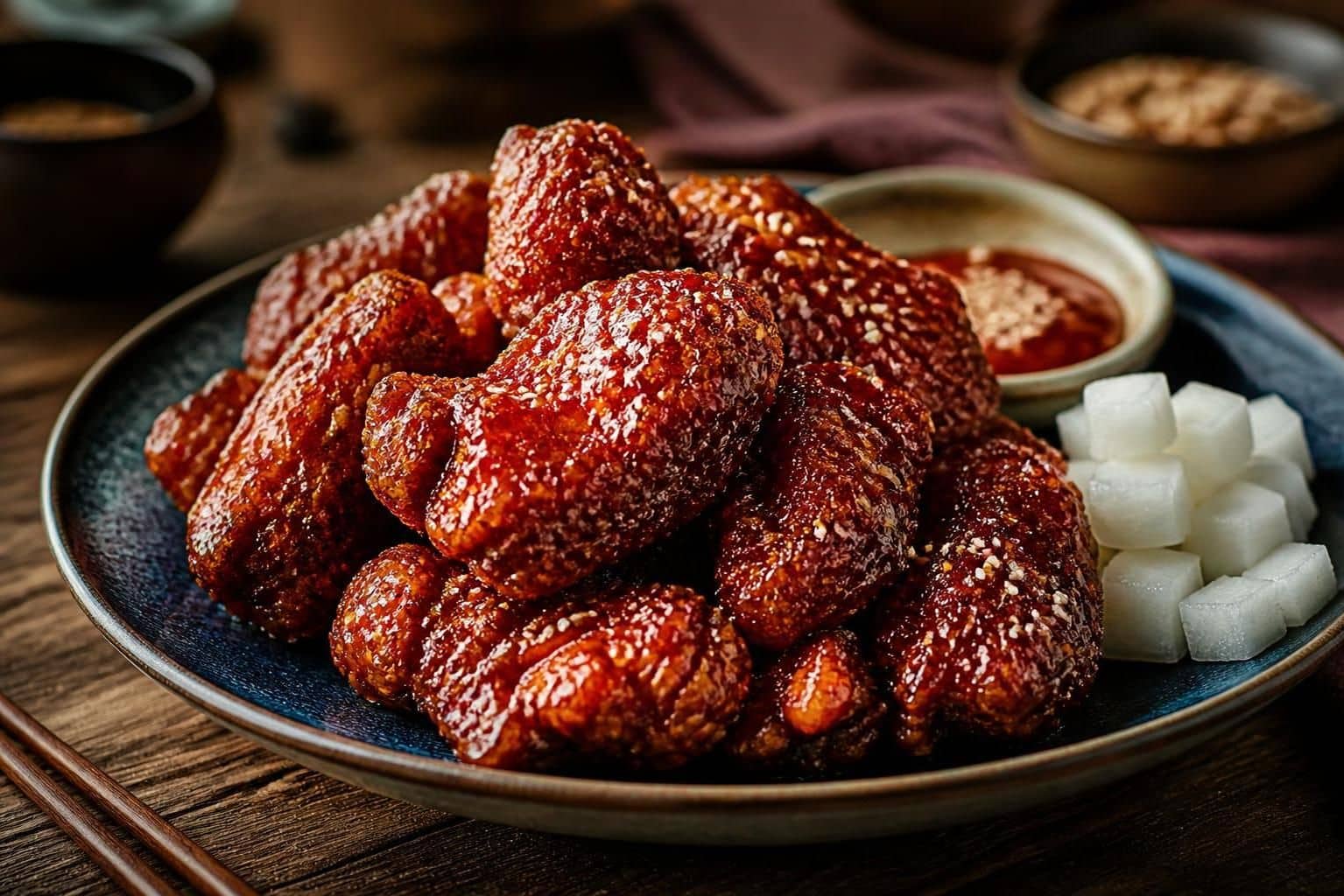 découvrez comment préparer un poulet frit coréen parfaitement croustillant avec un glaçage épicé savoureux, pour une recette délicieuse et authentique à la maison.